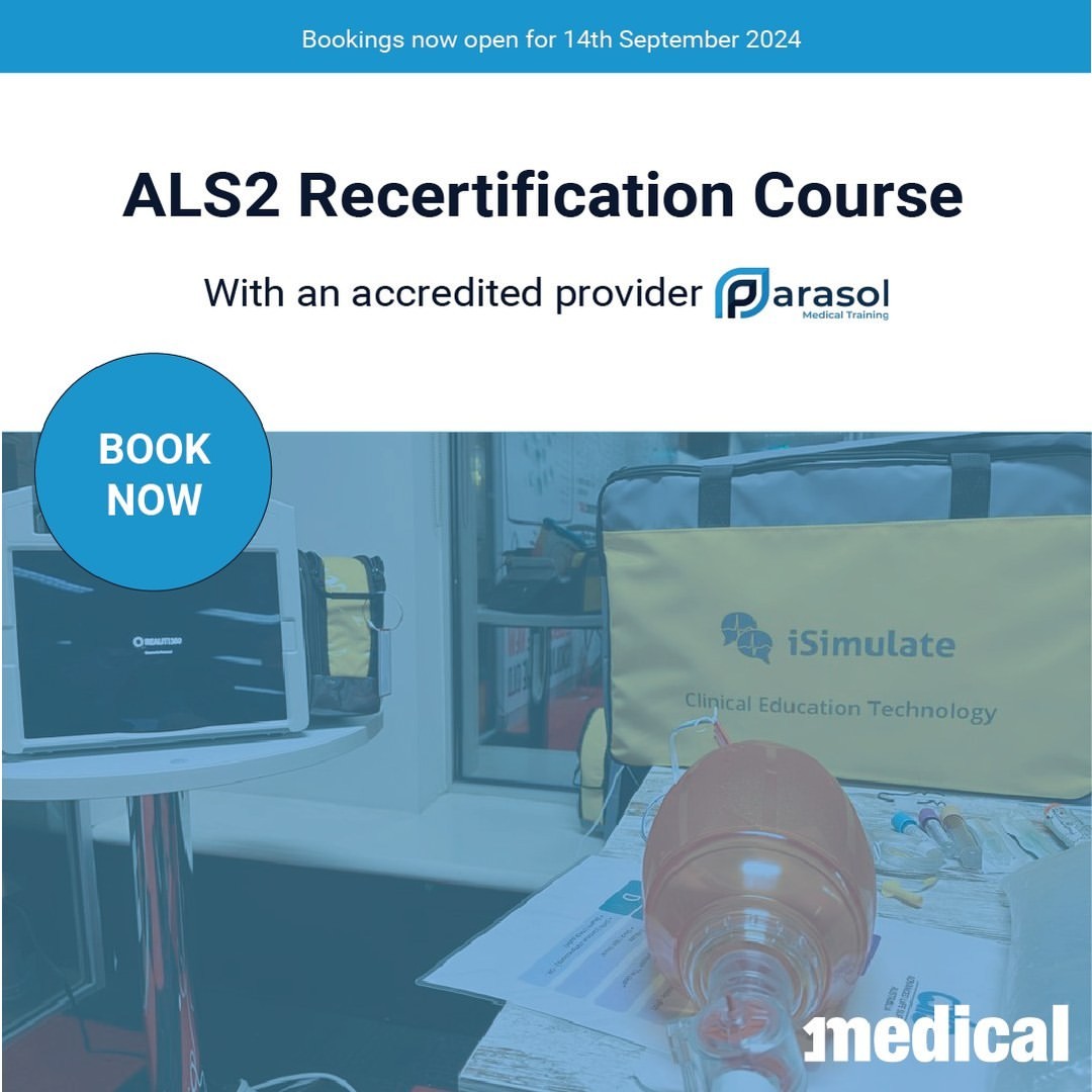 1Medical is hosting an ALS2 Recertification course in partnership with Australian Resus Council (ARC) accredited provide...